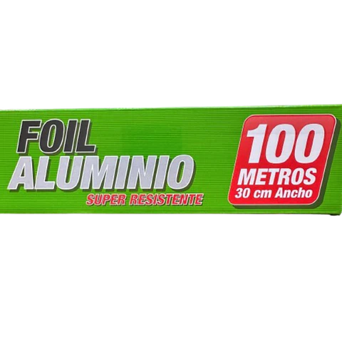 Rollo Aluminio Foil 100M x 30cm