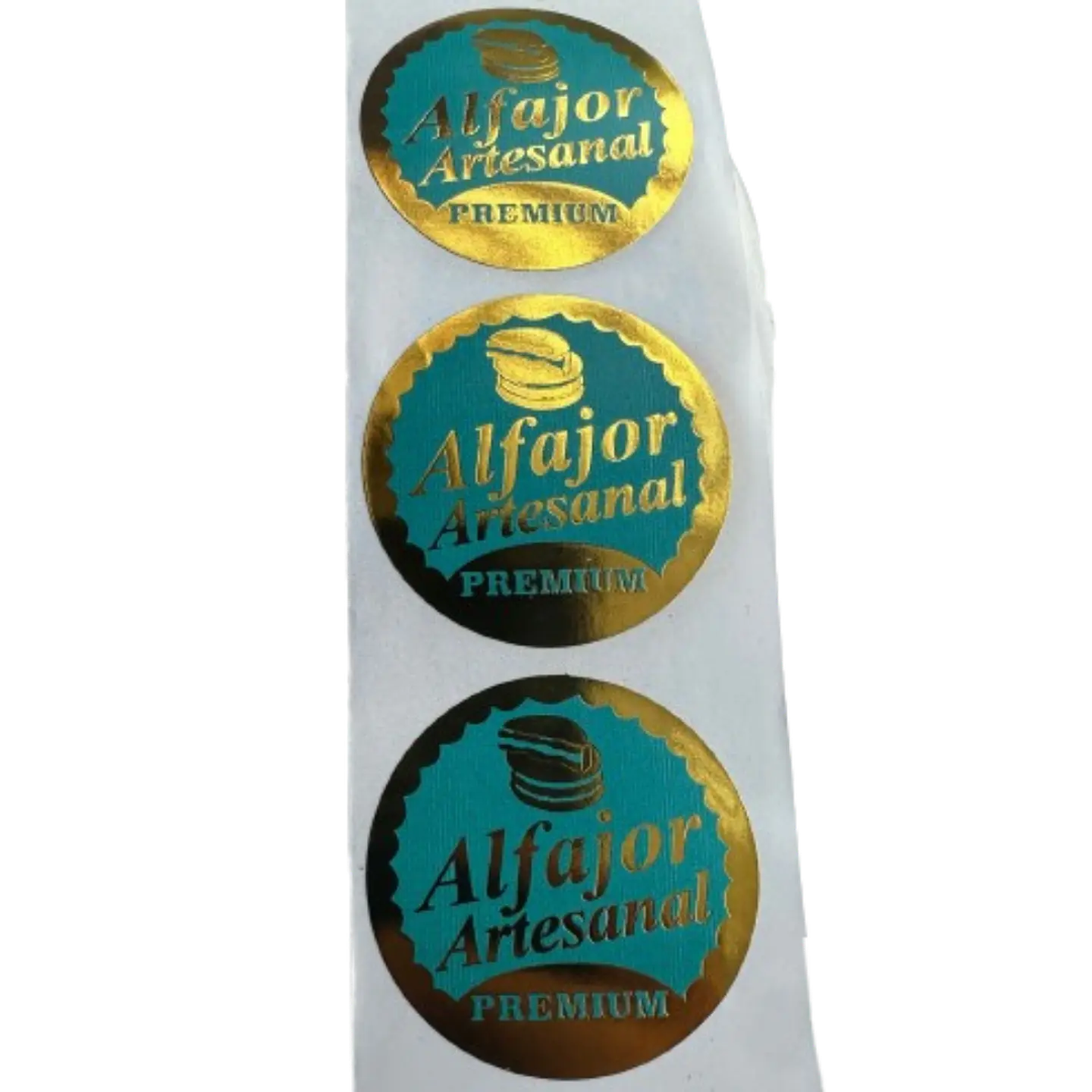 Sticker Alfajor Calipso 100un 38mm 2