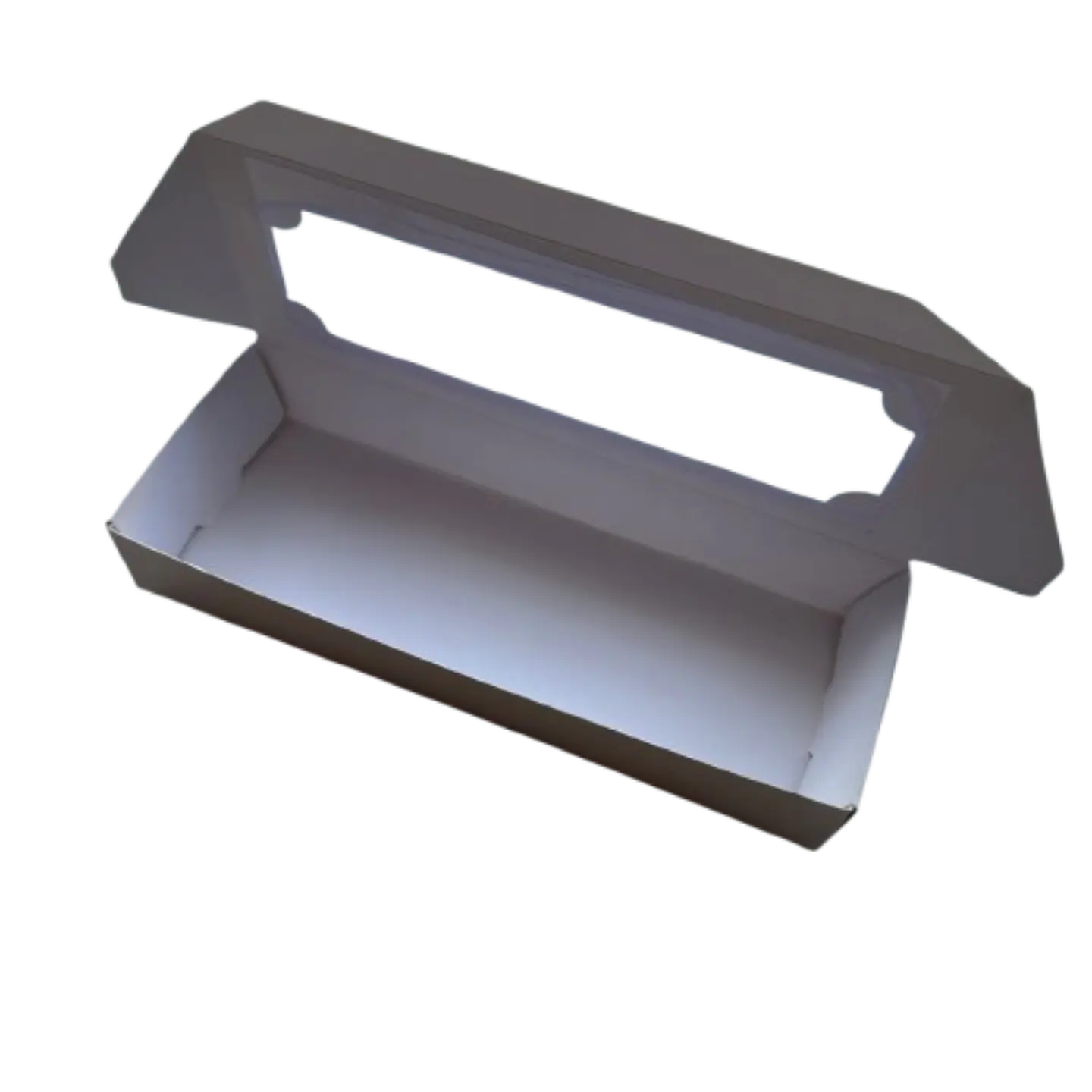 Caja E Con Ventana 3 Alfajores Cartulina 19x7x3cm 3