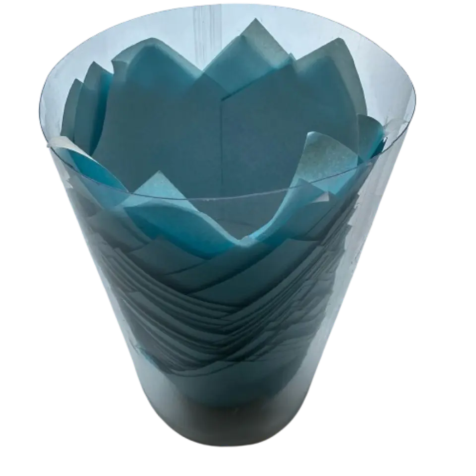 Tulipa Para Muffin Celeste 50un Diametro 5cm Alto 6cm 2