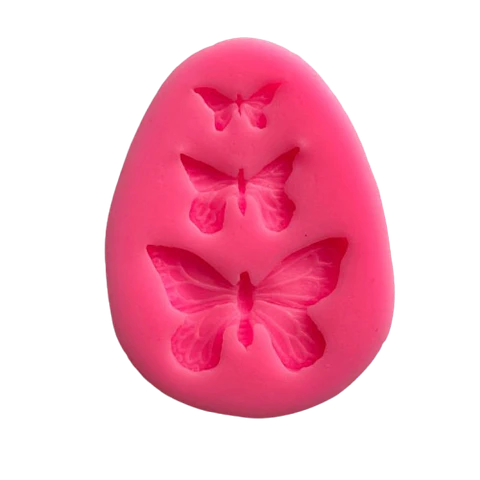 Molde Silicona Mariposas 3 Figuras 7,2x5,4cm