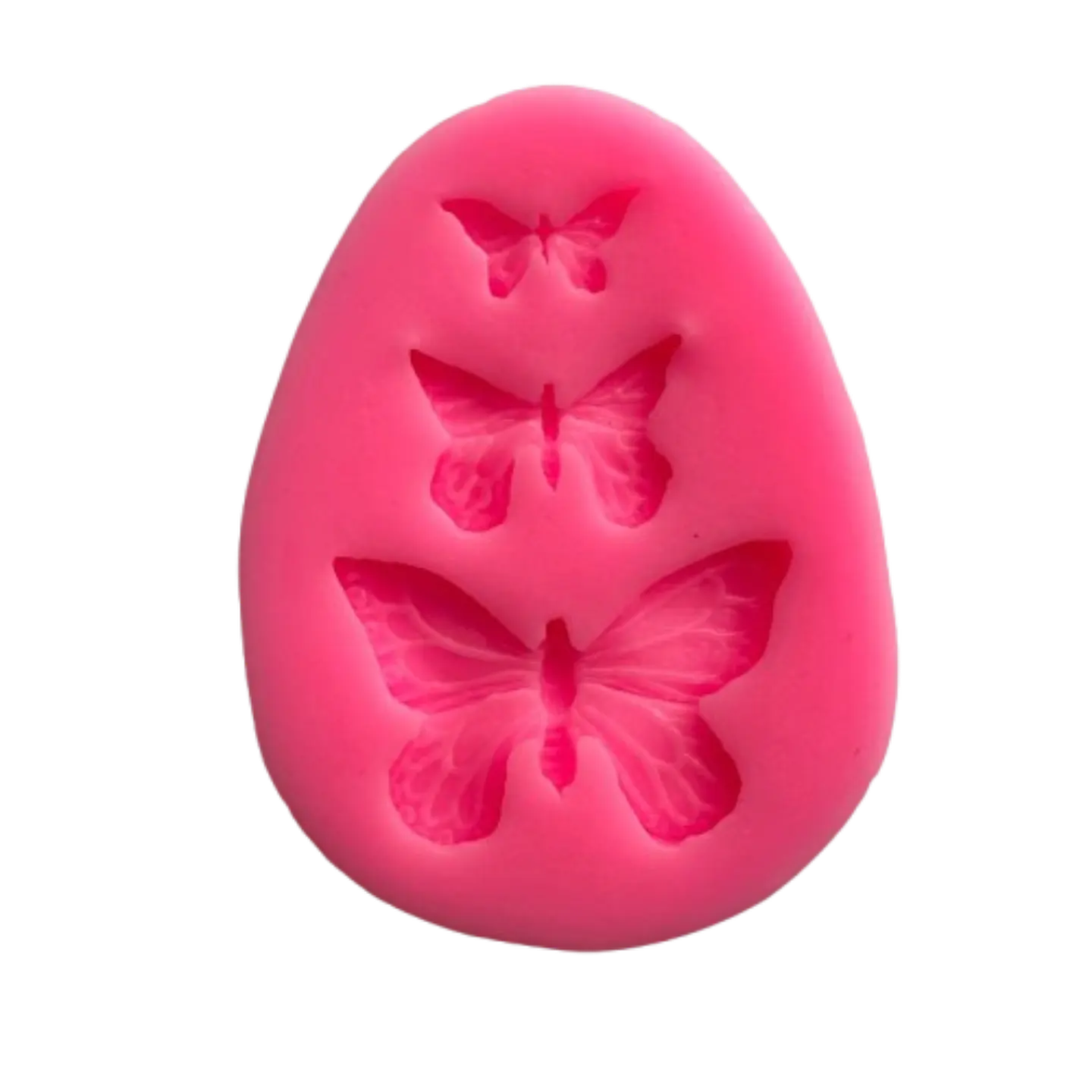 Molde Silicona Mariposas 3 Figuras 7,2x5,4cm 1