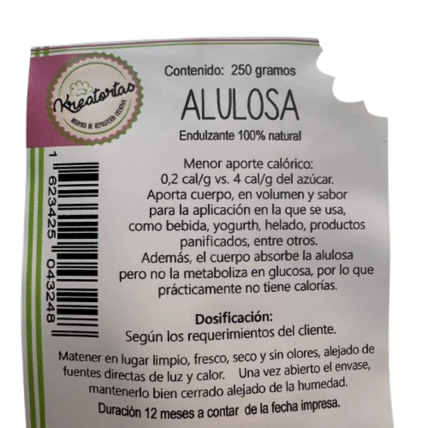 Alulosa 100% Pura En Polvo Kreatortas 250g 2