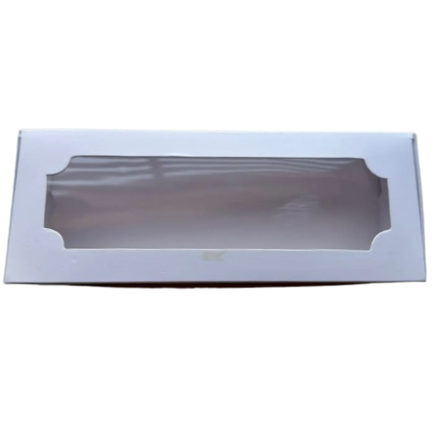 Pack 5 Caja E Con Ventana 3 Alfajores Cartulina 19x7x3cm 2