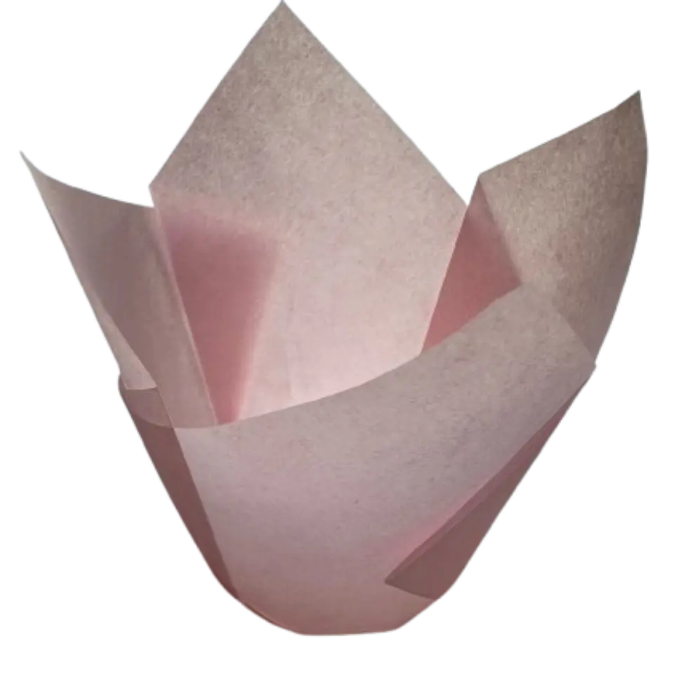 Tulipa Para Muffin Rosado 50un Diametro 5cm Alto 6cm 1