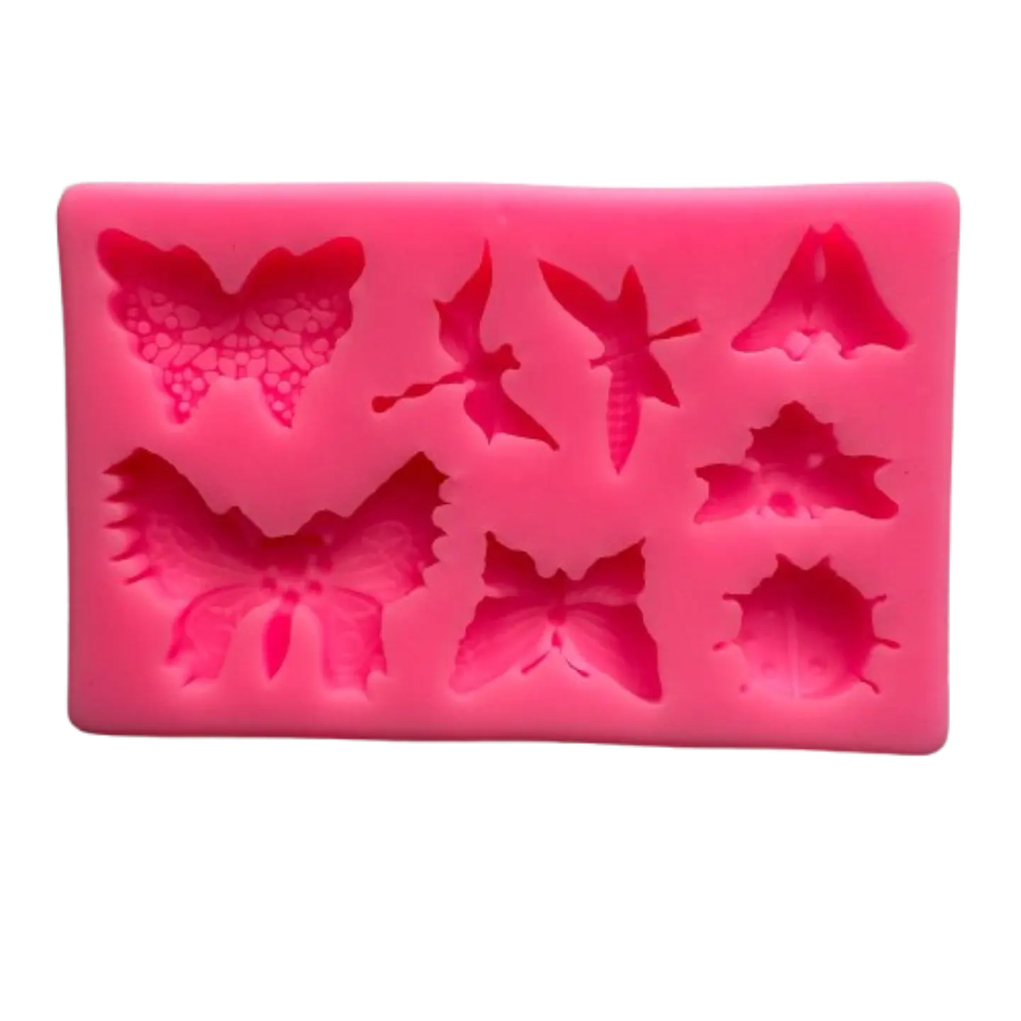 Molde Silicona Alitas De Primavera 8 Figuras 12,3x6cm 1