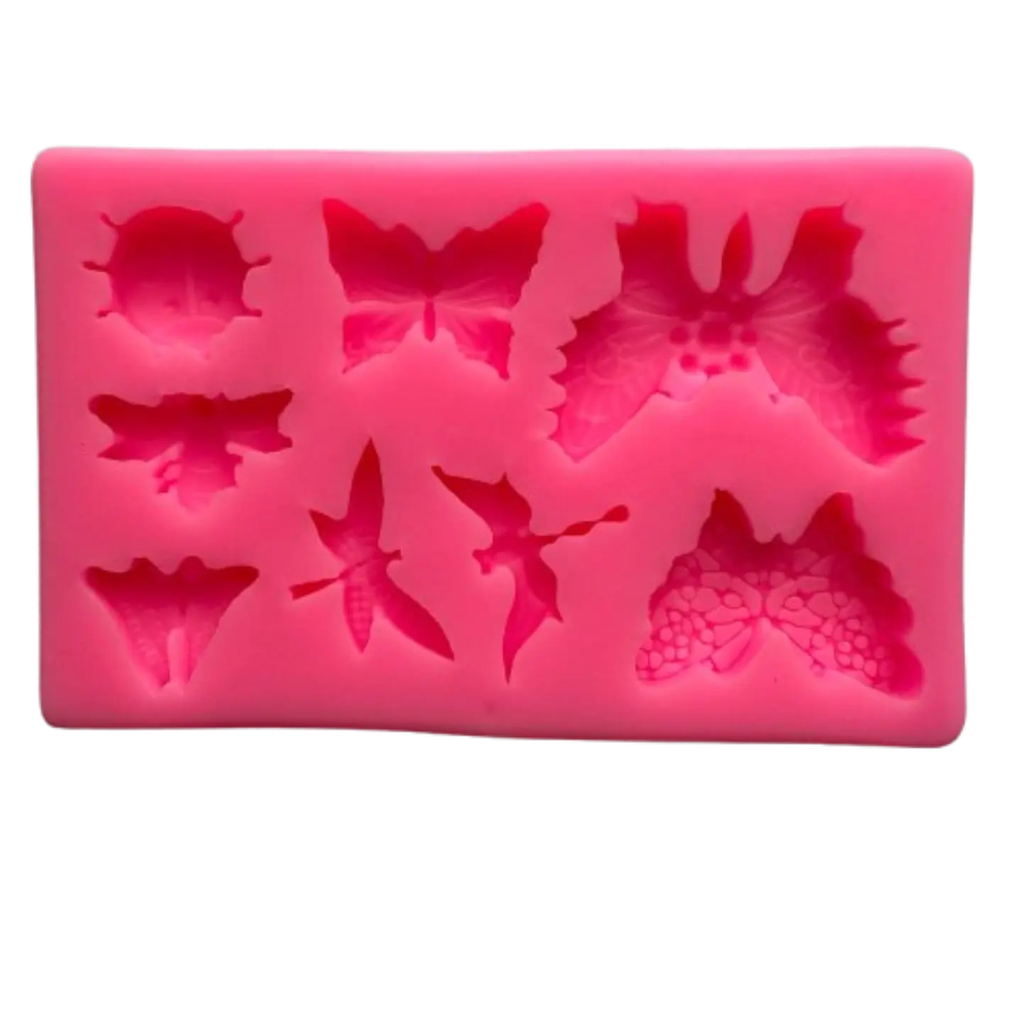 Molde Silicona Alitas De Primavera 8 Figuras 12,3x6cm 2