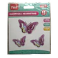 Topper Mariposas Decorativas Rosada Tornasol 12 pcs - Miniatura 2