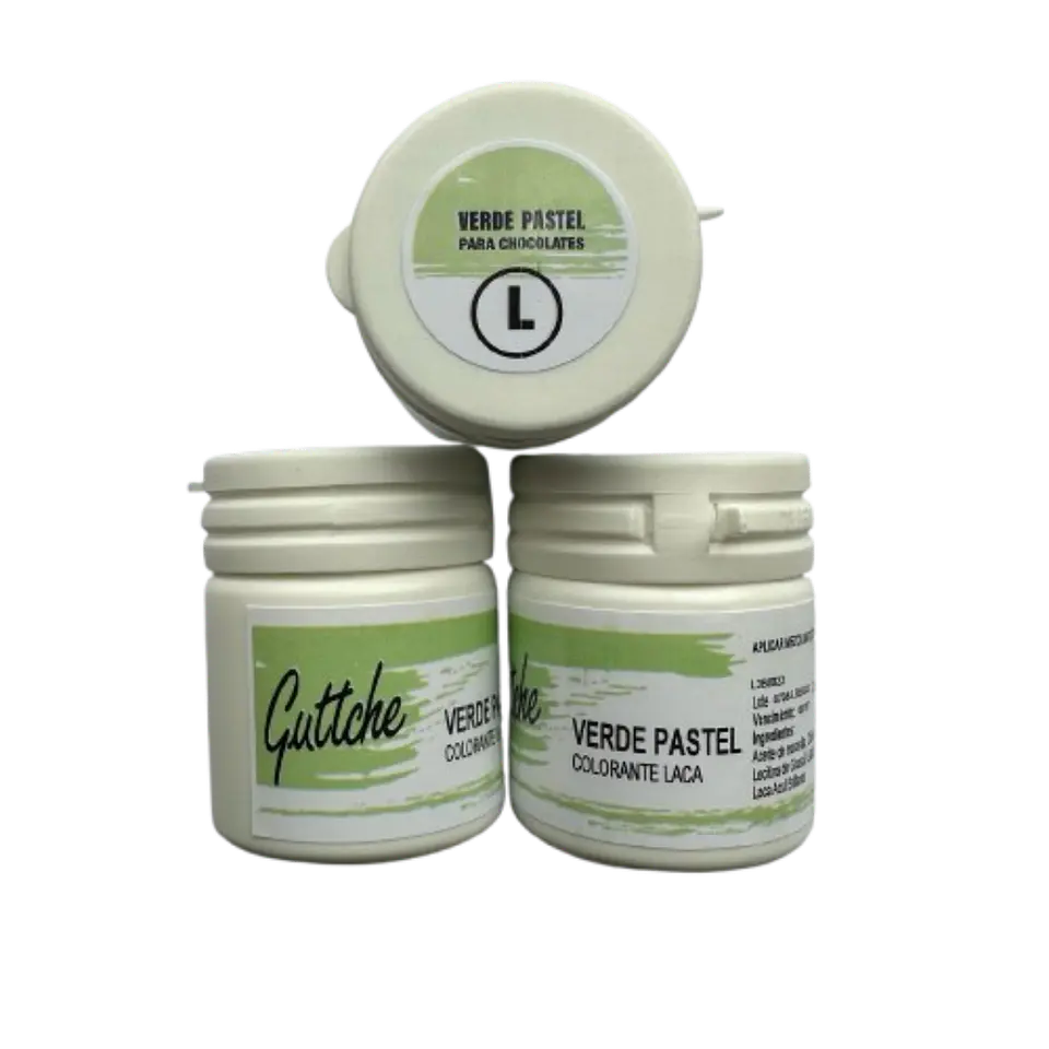 Colorante Laca Verde Pastel Para Chocolate Guttche 15g 2