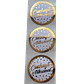 Sticker Cuchufli Artesanal Dorado 100un 38mm - Miniatura 2