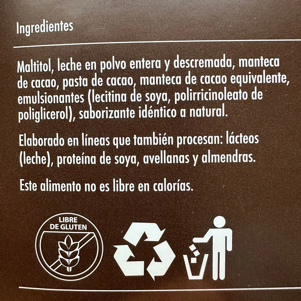Chocolate 39% Cacao Leche Sin Azucar Monedas Neucober 1kg 2