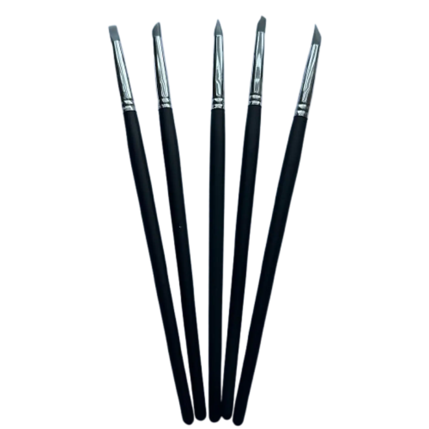 Set 5 Pinceles Punta Silicona 1