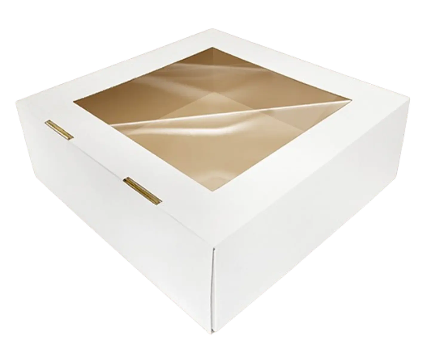 Pack 5 Caja Torta Microcorrugada Ventana Superior 34x15cm 1