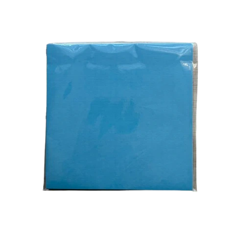 Papel Alfajor Celeste Ceresinado 100un 14x14cm