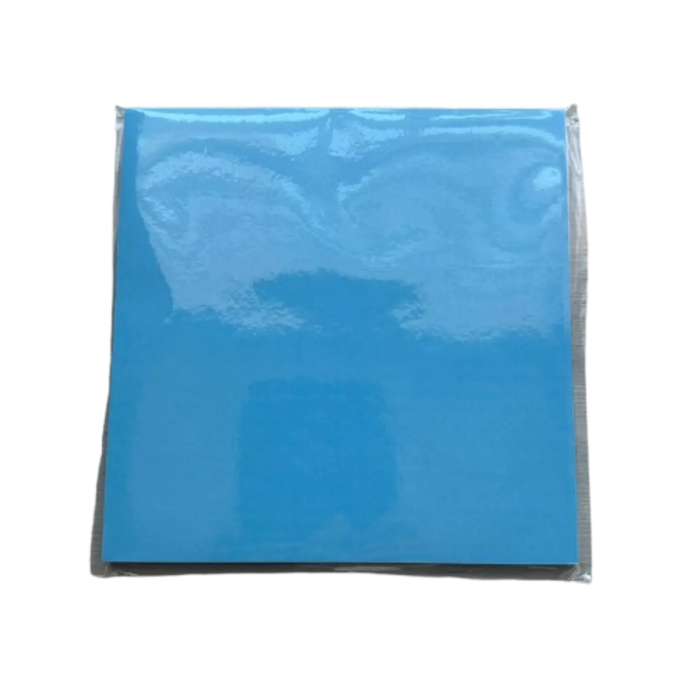 Papel Alfajor Celeste Ceresinado 100un 14x14cm 2