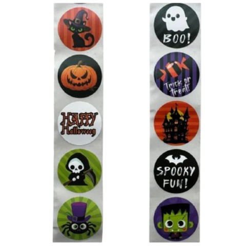 Sticker Halloween A 25mm 100 Unidades