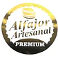 Sticker Alfajor Blanco Dorado 100un 38mm - Miniatura 1