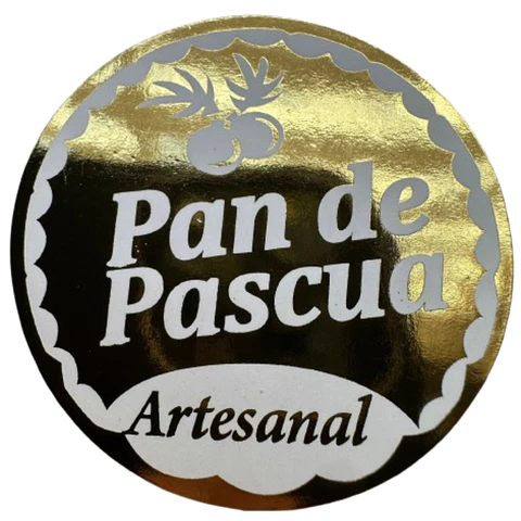 Sticker Pan De Pascua 100un 38mm