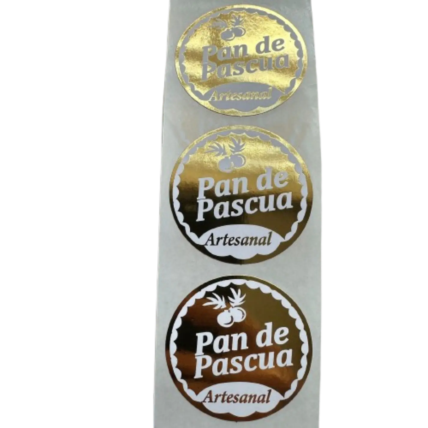 Sticker Pan De Pascua 100un 38mm 2