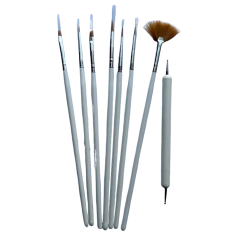 Set 7 Pinceles Mas Punzon