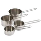 Set 4 Tazas Medidoras Acero Inoxidable Cuiner - Miniatura 2