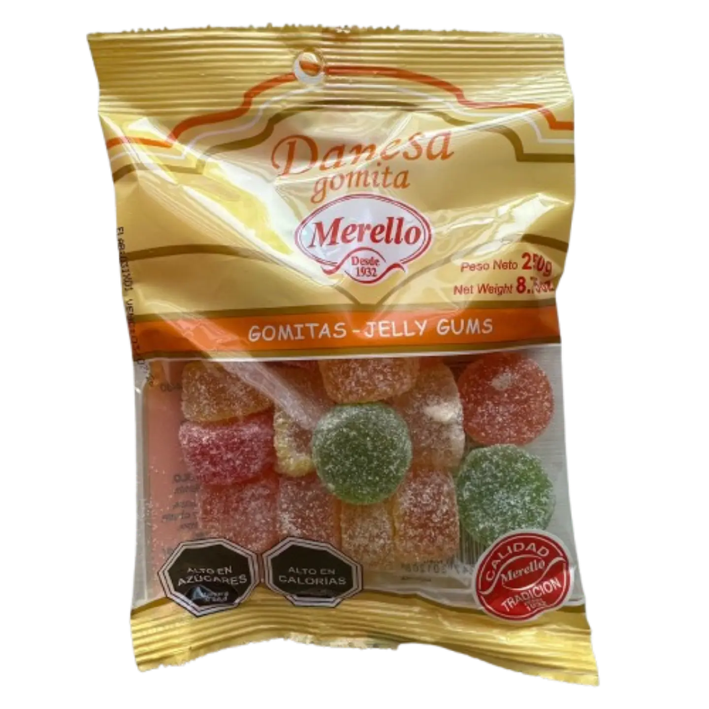 Gomitas Danesas Sabores Frutales Merello 250g 1