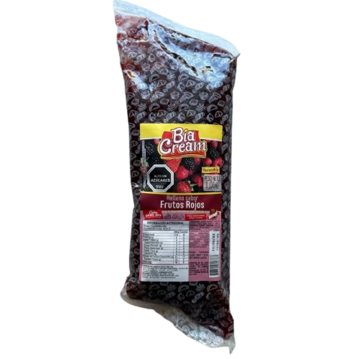 Relleno Frutos Rojos Bia Cream 1kg 1