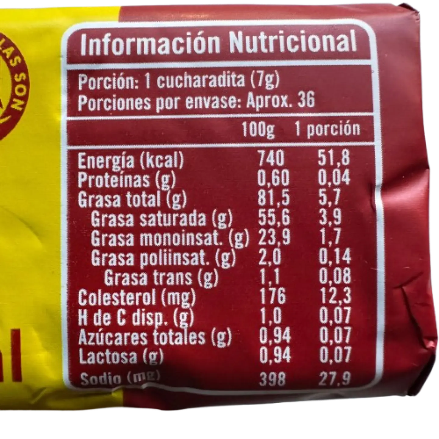 Mantequilla Con Sal Soprole 250g 3