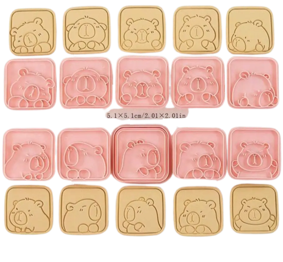 Cortador Galletas Capibara 10 Diseños 2