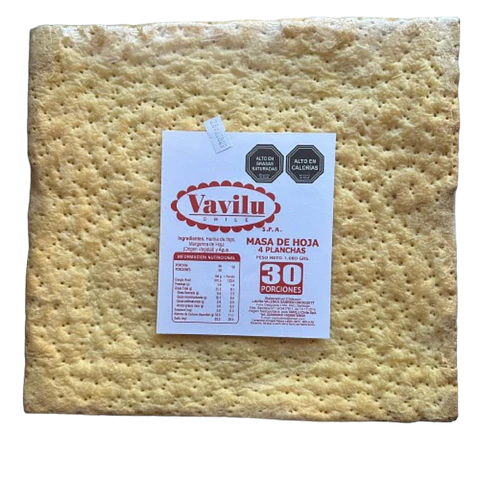 Plancha Milhojas 30P 4 Capas Vavilu