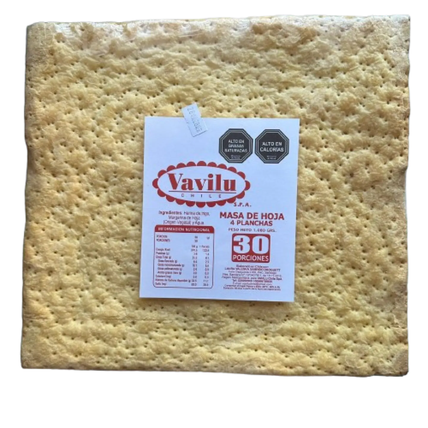 Plancha Milhojas 30P 4 Capas Vavilu 1