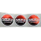Sticker Cuchufli Artesanal Rojo 100un 38mm - Miniatura 2