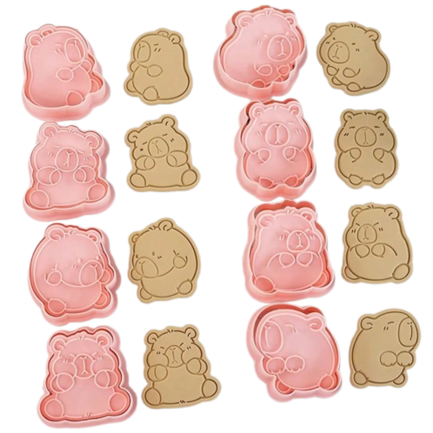 Cortador Galletas Capibara 8 Diseños 1