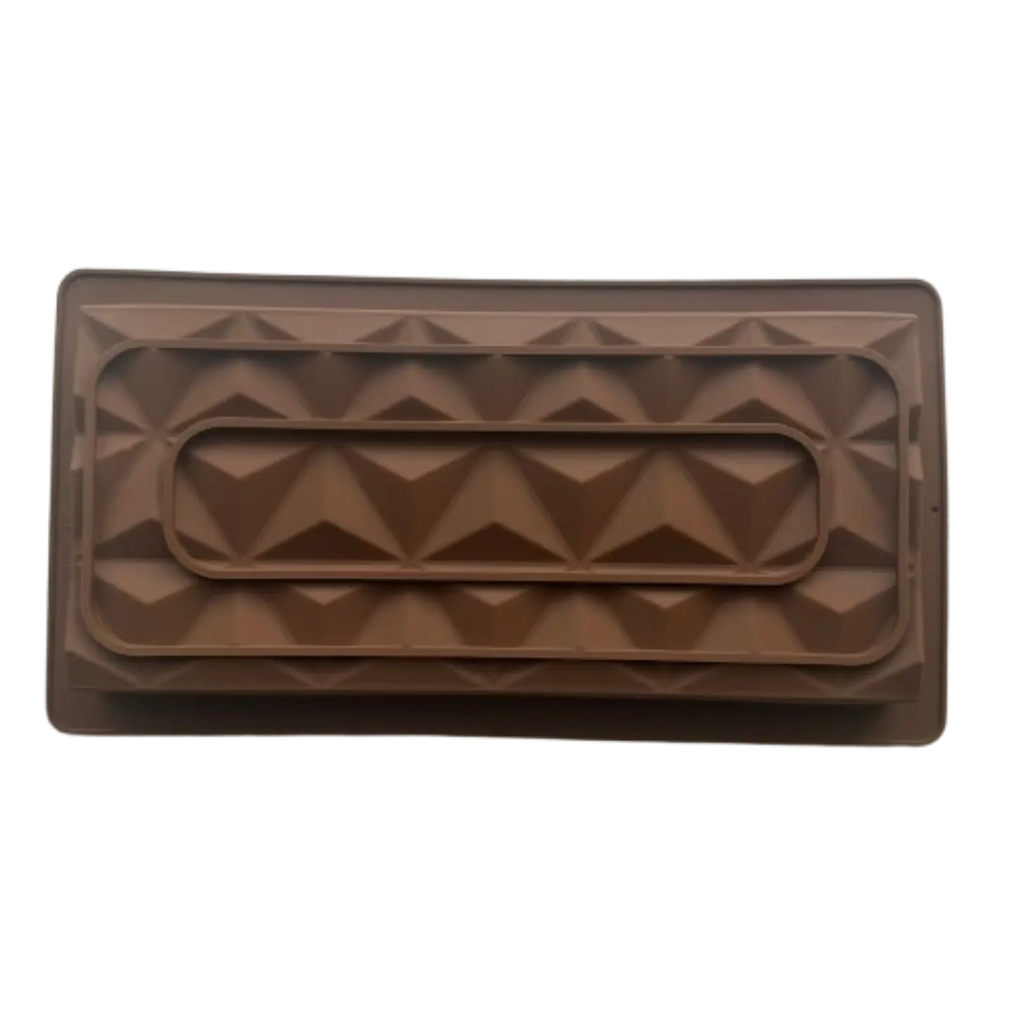 Molde Silicona Barra Chocolate Dubai Triangular 25x14x2cm 2