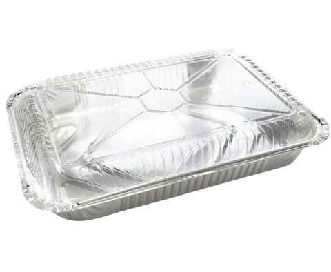 Envase Aluminio C-40 Con Tapa Transparente 27x17x4cm