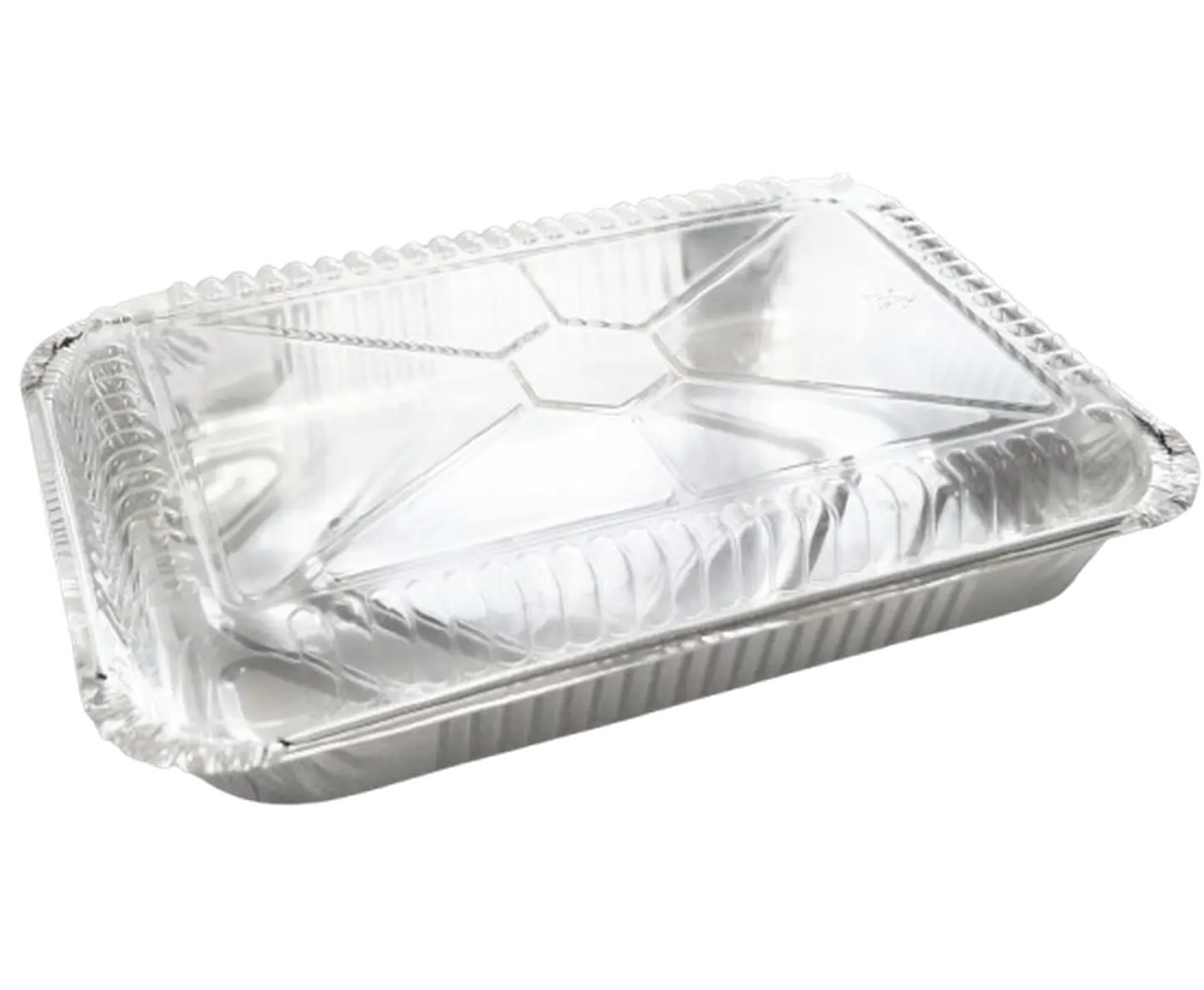 Envase Aluminio C-40 Con Tapa Transparente 27x17x4cm 1