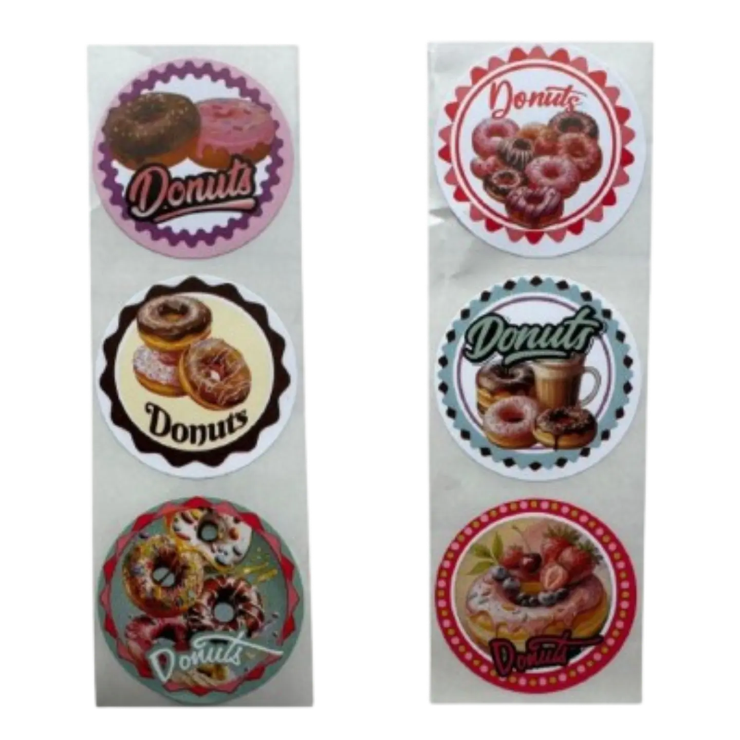 Sticker Donas A 100un 38mm 1