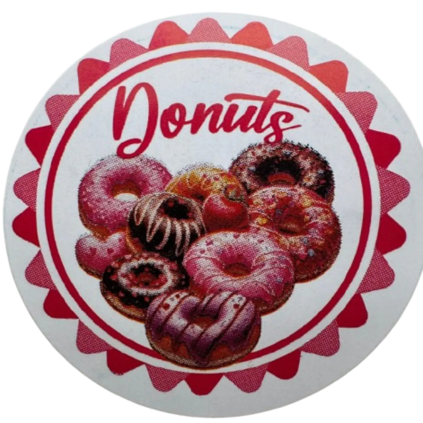 Sticker Donas A 100un 38mm 7