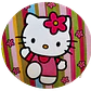 Sticker Hello Kitty 6 Diseños 100un 38mm - Miniatura 2