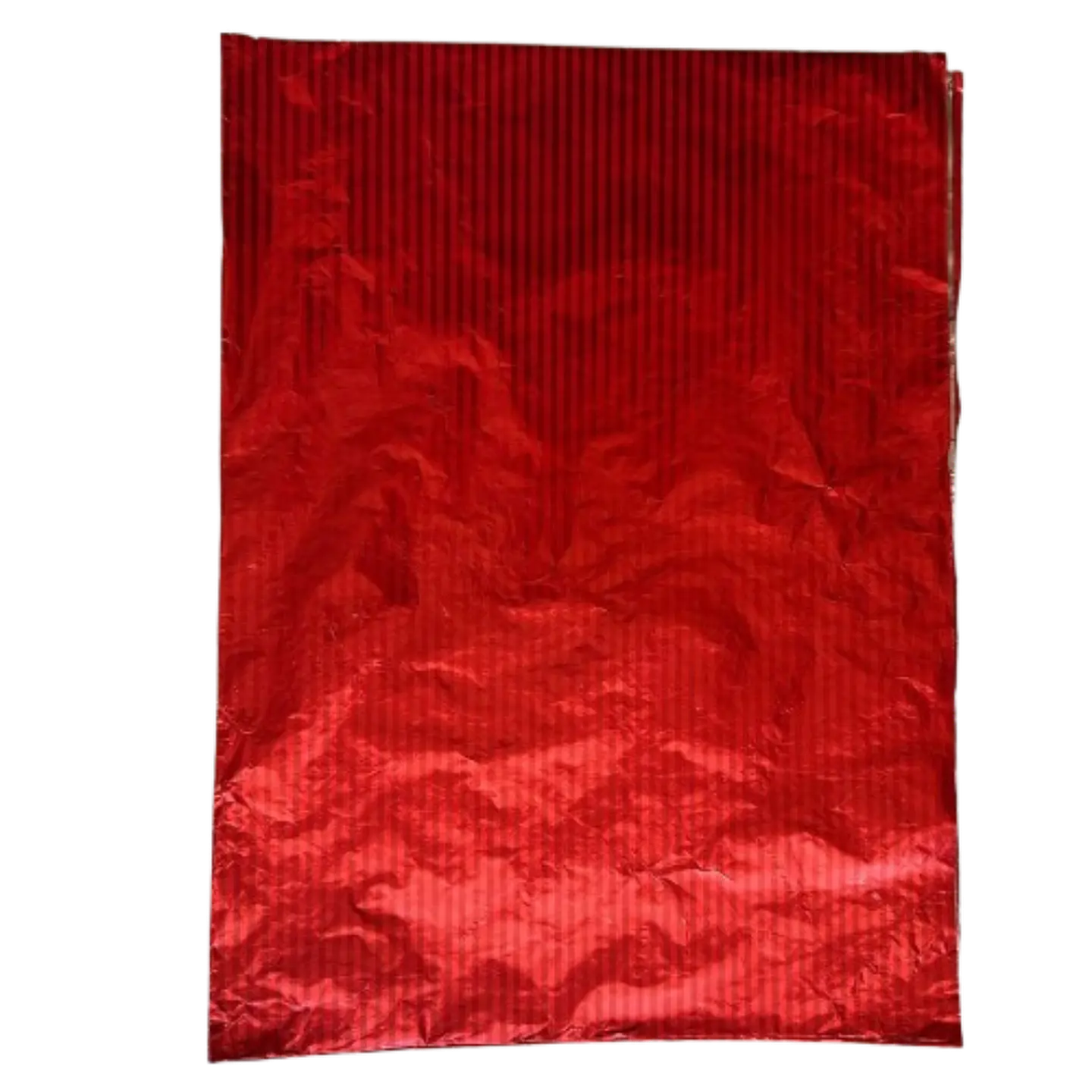 Pack 5 Pliego Papel Aluminio Rojo Linea Para Choco. 43x58cm 1