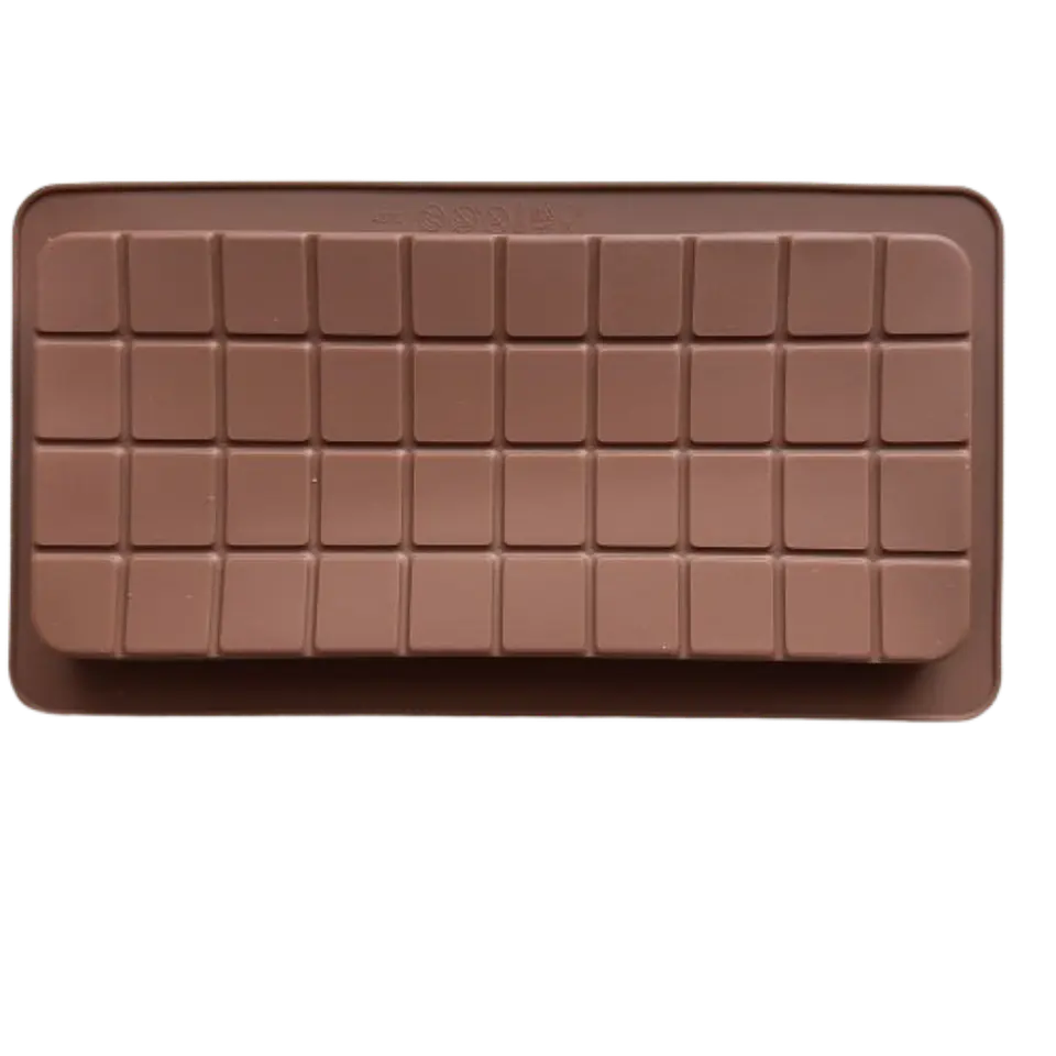 Molde Silicona Barra Chocolate Dubai 40 Divisiones 25x14x2cm 2