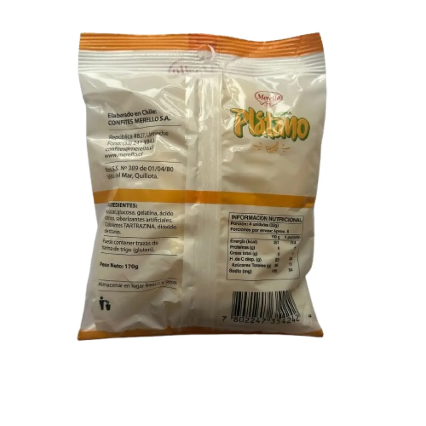 Gomitas Platano Merello 170g 2