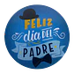 Sticker Feliz Dia Papa A 100un 38mm - Miniatura 3