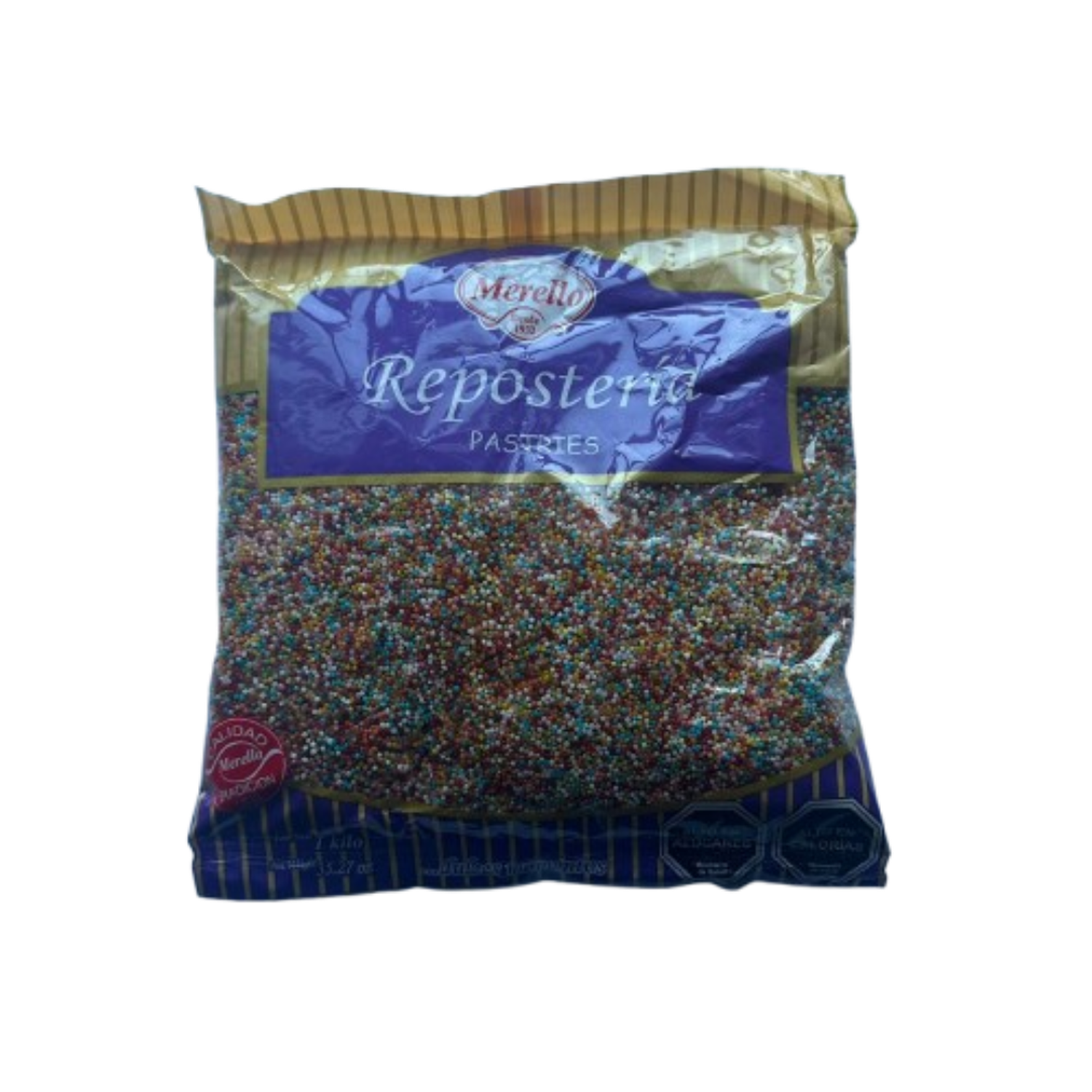 Mostacilla Multicolor Comestible Merello 1 kg