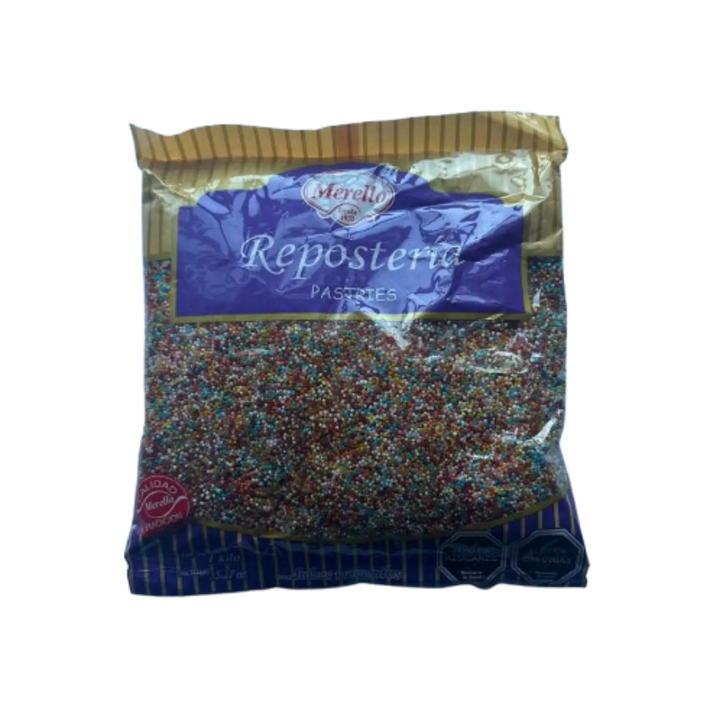 Mostacilla Multicolor Comestible Merello 1 kg 1