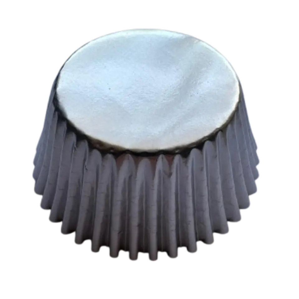 Capsulas Cupcake Plateadas 80un E115xIn45mm 1