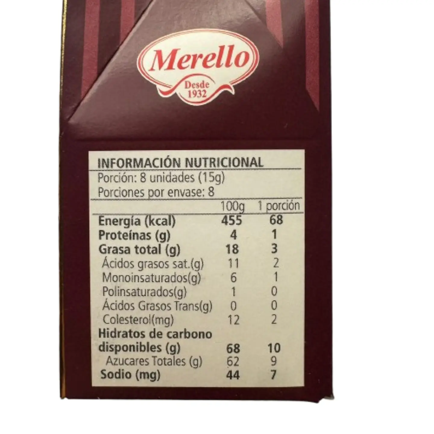 Cranberries Bañados en Chocolate Fino Merello 120g 3