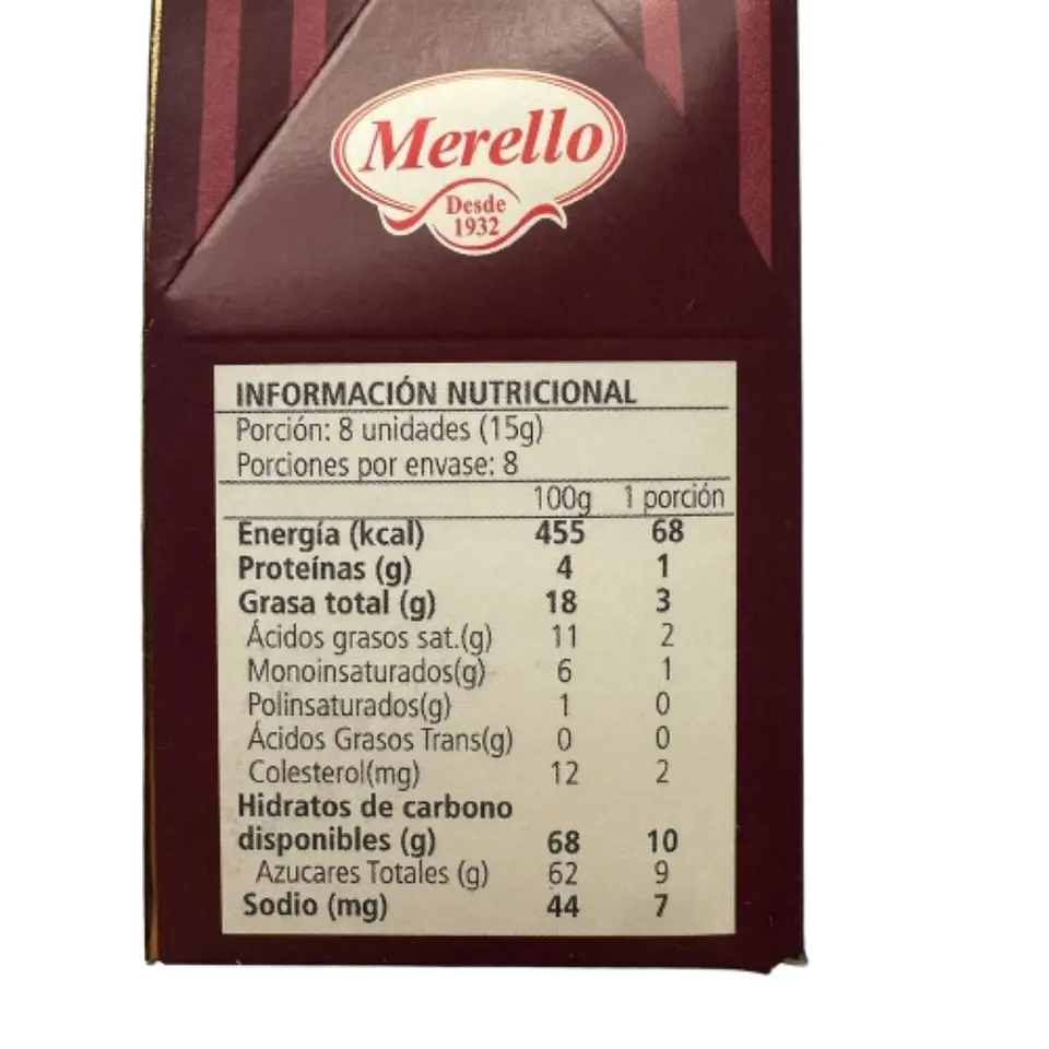 Cranberries Bañados en Chocolate Fino Merello 120g 3