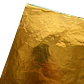 Pack 5 Pliego Papel Aluminio Dorado Para Chocolate 43x58cm - Miniatura 2