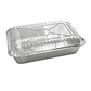 Pack 20 Envase Aluminio C-20 Con Tapa Transparente 17x10x4cm - Miniatura 1